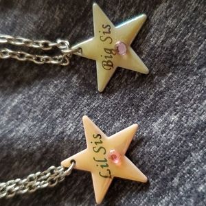Set of Big Sister Little Sister Claire's Necklaces (2)